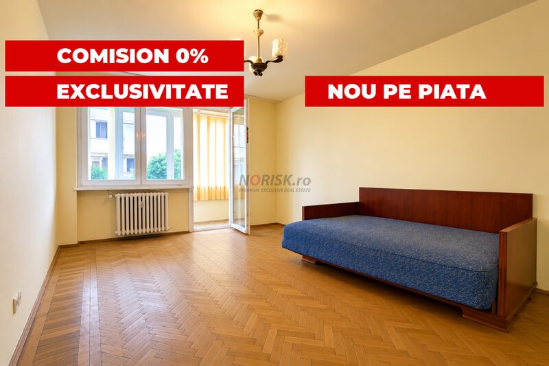 Obor- Baicului 2 camere  52 mp  bloc reabilitat   metrou la 10min
